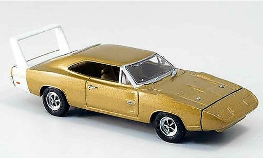 Dodge Charger 1969 1/43 Eagle Daytona or avec weissem Heckspoiler modellautos