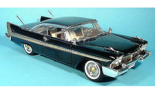 Plymouth Fury Base 1/18 Motormax schwarz 1958 modellautos