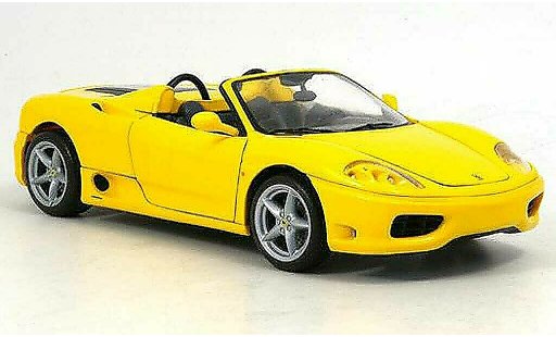 Ferrari 360 Modena 1/18 Hot Wheels spider gelb modellautos