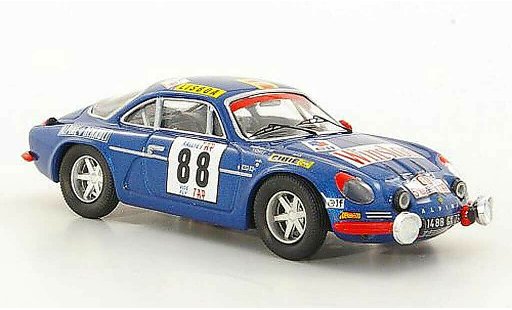 Alpine A110 1600 s 1/43 Trofeu No.88 J.P.Nicolas / J.Todt TAP Rally 1971 modellautos