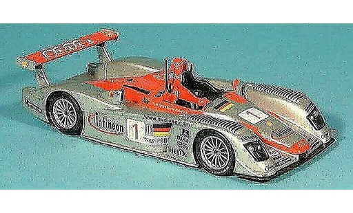 Audi R8 lms 1/43 Minichamps No.1 Team Sport North America F.Biela / T.Kristensen / E.Pirro 12h Sebring 2002 modellautos