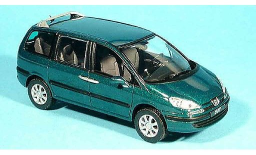 Peugeot 807 Base 1/43 Norev gr&Atilde;&frac14;n 2002 modellautos