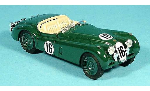 Jaguar XK 120 1/43 Brumm le mans no. 16 gr&Atilde;&frac14;n modellautos