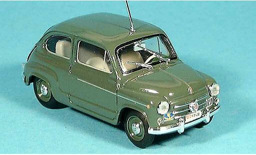 Fiat 600 D 1/43 Brumm police Zivilstreife 1960 modellautos