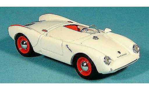 Porsche 550 1954 1/43 Brumm weiss Strassenversion modellautos