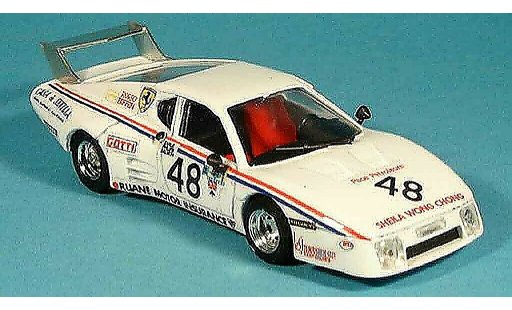 Ferrari 512 BB LM 1/43 Brumm no.48 scuderia rosso le mans 1981 modellautos