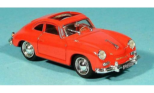 Porsche 356 1952 1/43 Brumm Coupe rot geoffnetes Schiebedach modellautos