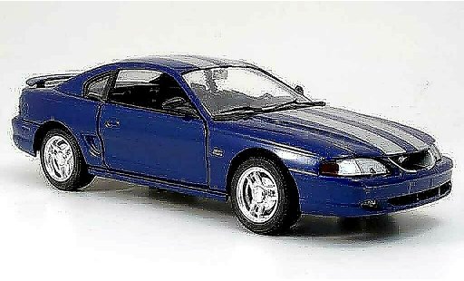 Ford Mustang 1994 1/18 Eagle coupe blau avec bandes graus modellautos