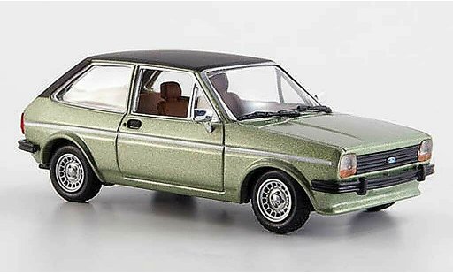 Ford Fiesta MKI 1/43 Solido lindgr&Atilde;&frac14;n/schwarz 1978 modellautos