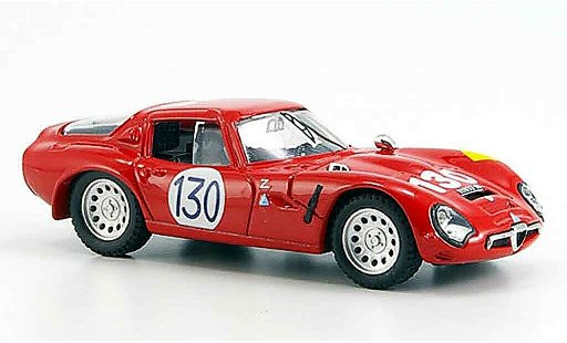 Alfa Romeo Giulia TZ2 1/43 Best no.130 bianchi bussinello targa florio 1966 modellautos