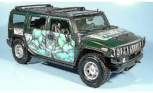 Hummer H2 Base 1/18 Maisto suv hulk modellautos