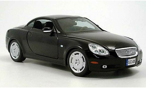 Lexus SC 430 1/18 Maisto noir toit ferme 2002 modellautos