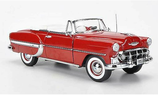 Chevrolet Bel Air Convertible 1/18 Sun Star 1953 Cabrio rot modellautos