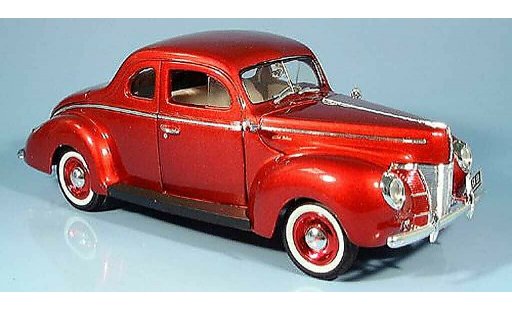 Ford 1940 Coupe 1/18 Motormax rot modellautos