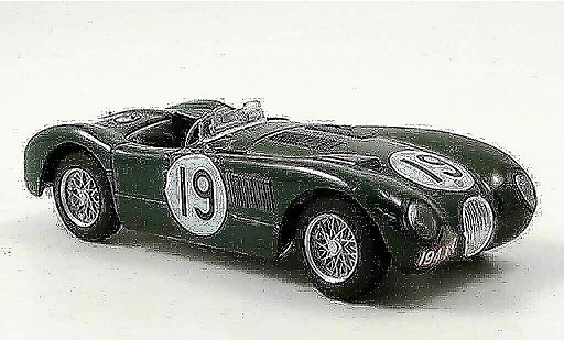 Jaguar C-Type Course 1/43 Brumm no.19 whitehead stewart vierter le mans 1953 modellautos