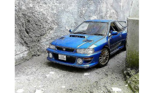 Subaru Impreza 22B 1/18 Autoart jantes modellautos