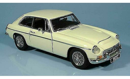 MG B GT 1/18 Autoart coupe creme modellautos