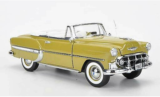 Chevrolet Bel Air Convertible 1/18 Sun Star 1953 Cabrio oliv modellautos