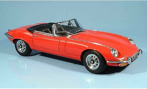 Jaguar E-Type 1971 1/18 Autoart cabriolet rot series iii modellautos