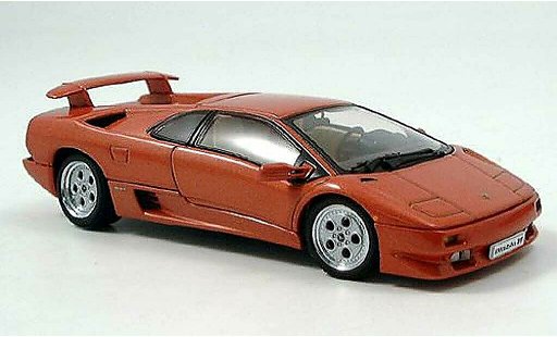 Lamborghini Diablo VT 1/43 Autoart Coupe met. rot modellautos