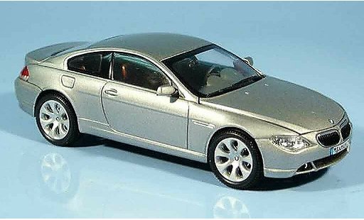 Bmw 635 coupe 1/43 Kyosho E63 d grau metallisee 2003 modellautos