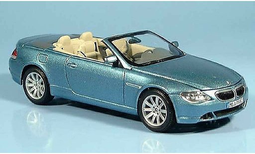 Bmw 650 E64 1/43 Kyosho Cabrioblau 2004 modellautos