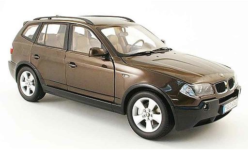 Bmw X3 E83 1/18 Kyosho braun 2003 modellautos