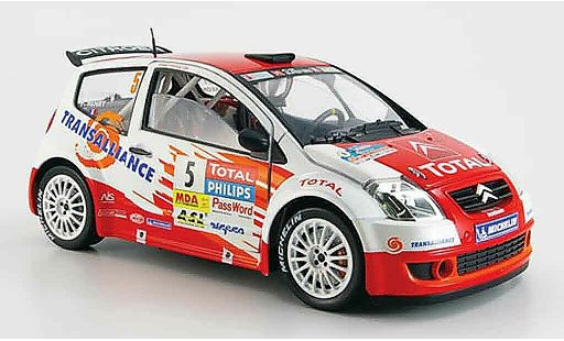 Citroen C2 S1600 1/18 Solido no.5 total jwrc 2004 modellautos