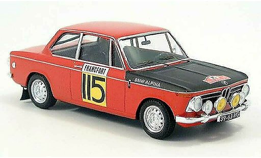 Bmw 2002 ti 1/43 Trofeu Monte Carlo Slotemaker-Geest 1969 modellautos