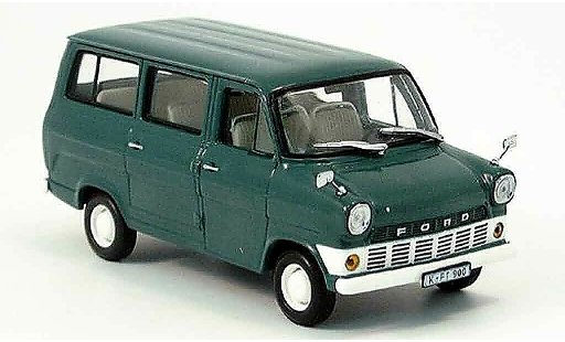 Ford Transit Bus 1/43 Minichamps graugr&Atilde;&frac14;n 1965 modellautos