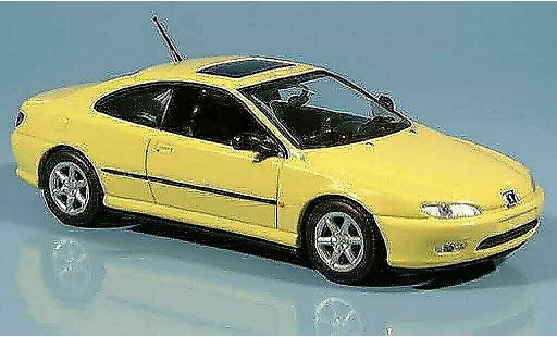 Peugeot 406 Coupe 1/43 Minichamps gelb 1996 modellautos