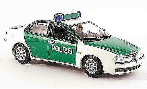Alfa Romeo 156 polizia 1/43 Minichamps police deutschland 1997 modellautos