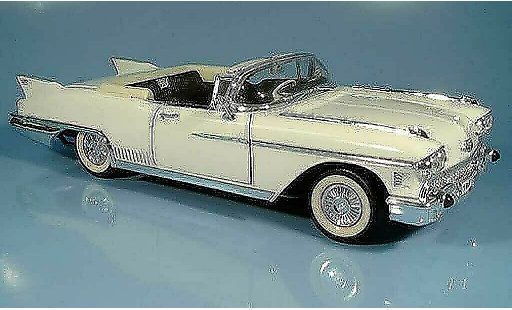 Cadillac Eldorado Biarritz 1/18 Yat Ming weiss 1958 modellautos