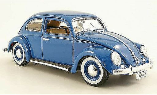 Volkswagen Kafer Base 1/18 Burago blau 1955 modellautos