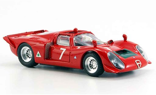 Alfa Romeo 33.2 spyder 1/43 Best 1968 no.7 facetti biscaldi mugello modellautos