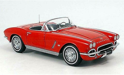 Chevrolet Corvette Convertible 1/18 Autoart C1 rot 1962 modellautos