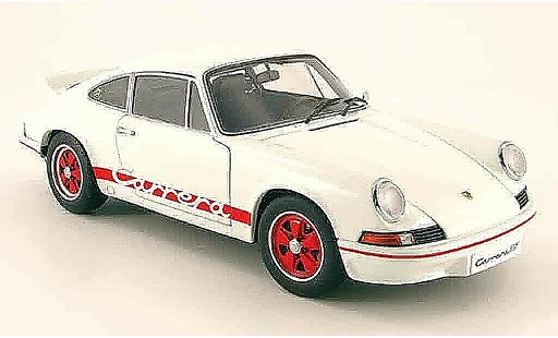 Porsche 911 RS 1/18 Autoart 2.7 carrera weiss/rot 1973 modellautos