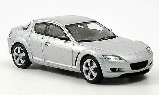Mazda RX8 Base 1/43 Autoart RX 8 grau metallisee modellautos