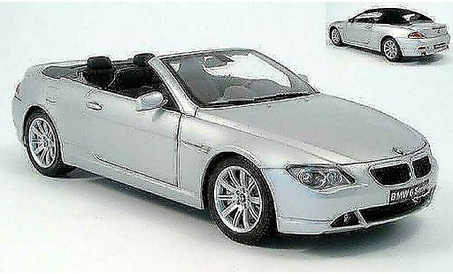 Bmw 645 Cabriolet 1/18 Kyosho E64 ci grau 2004 modellautos