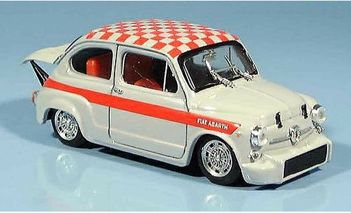 Fiat Abarth 1000 Berlina Corsa 1/43 Brumm rot grau 1966 modellautos