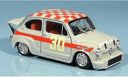 Fiat 600 Abarth 1/43 Brumm 1000 No.30 Baghetti Sieger Monza 1966 modellautos
