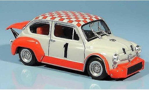 Fiat Abarth 1000 Berlina Corsa 1/43 Brumm Gr. 2 70 No. 1 Coppa Carri Monza 1970 modellautos