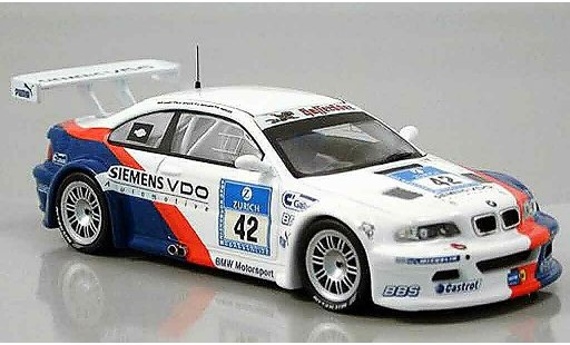 Bmw M3 course 1/43 IXO GTR E46 No. 42 st&Atilde;&frac14;ck Said Duel Nurburgring 2004 modellautos