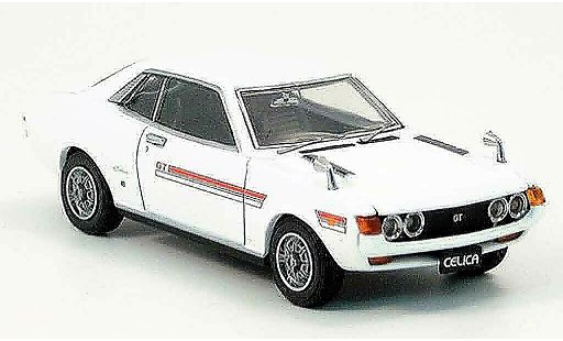 Toyota Celica Base 1/43 Ebbro 1600 gt weiss modellautos
