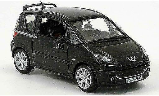Peugeot 1007 RC 1/43 Norev schwarz 2004 modellautos