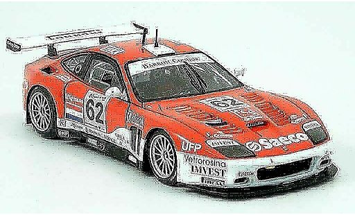Ferrari 575 GTC 1/43 Red Line no.62 hezemans le mans 2004 modellautos