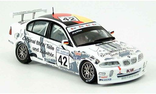Bmw 320 course 1/43 Spark E46 i 3er No. 42 Jorg Muller 2002 modellautos