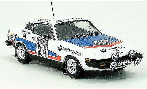 Triumph TR7 1976 1/43 Trofeu RAC No. 24 Culcheth Syer modellautos