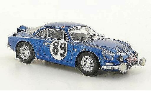 Alpine A110 1600 s 1/43 Trofeu No.89 Vinatier / Jacob Rally Monte Carlo 1968 modellautos