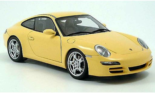 Porsche 911 S 1/18 Autoart Carrera gelb 2004 modellautos